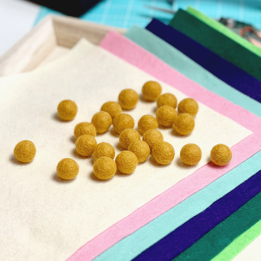 Mini Wool Felt Balls