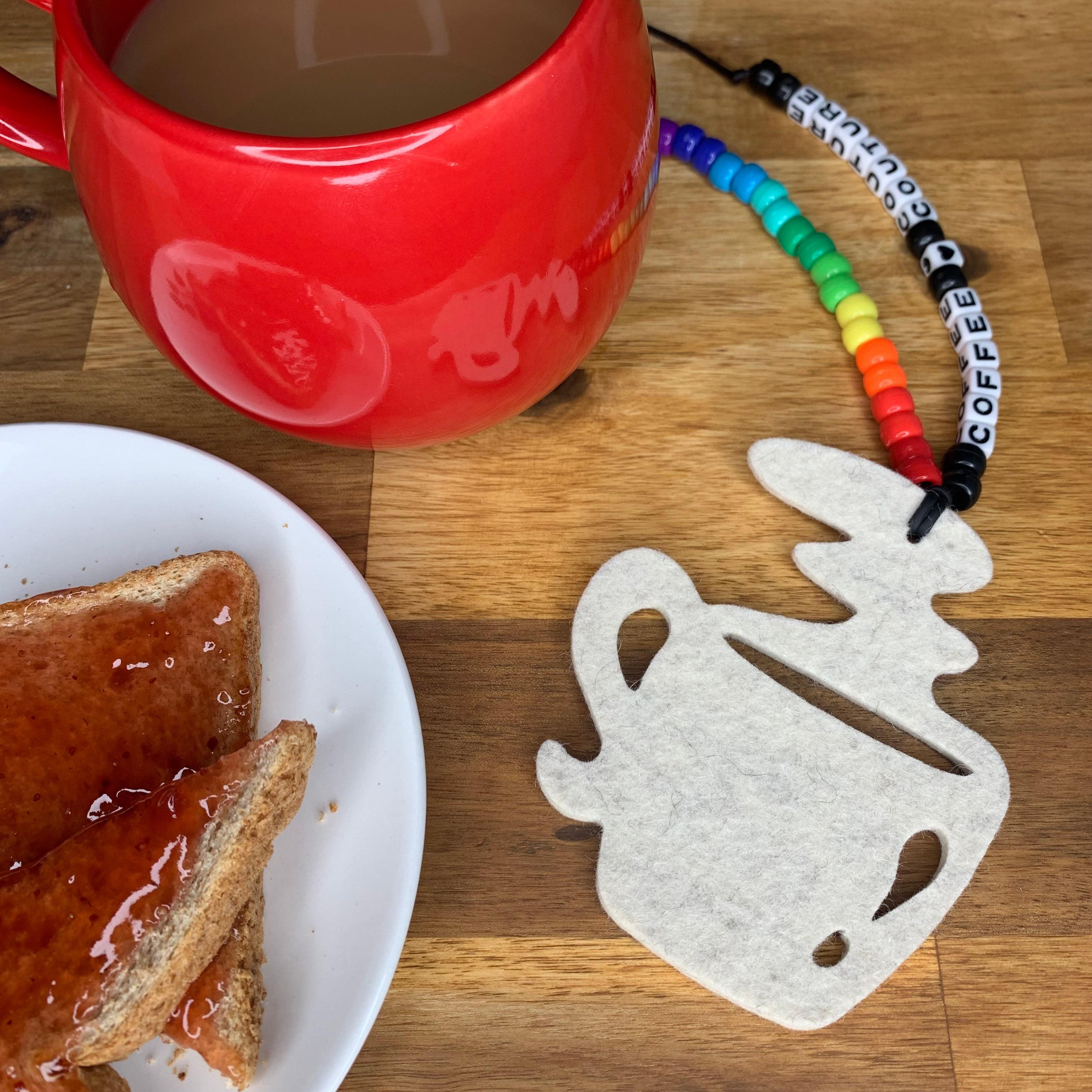 Wool Felt Charm - Hot Drink