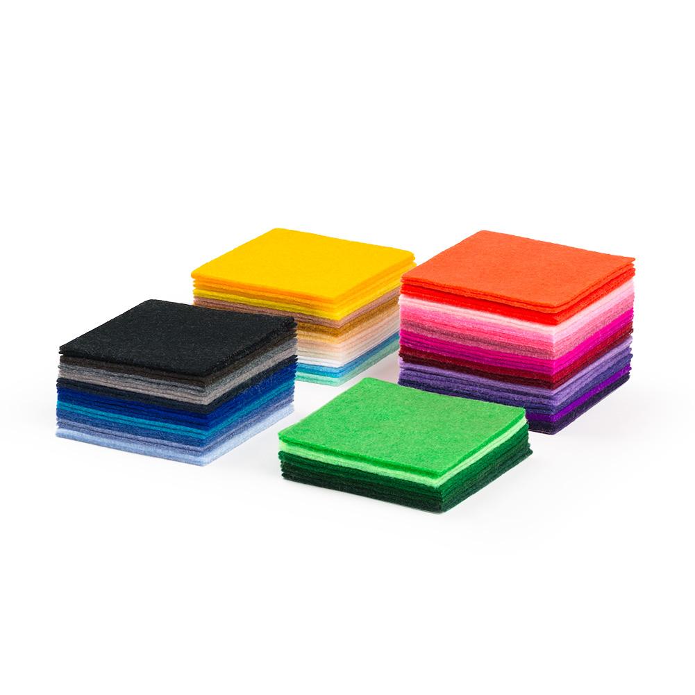 Acrylic Craft Felt Sample Bag - 42 Colors