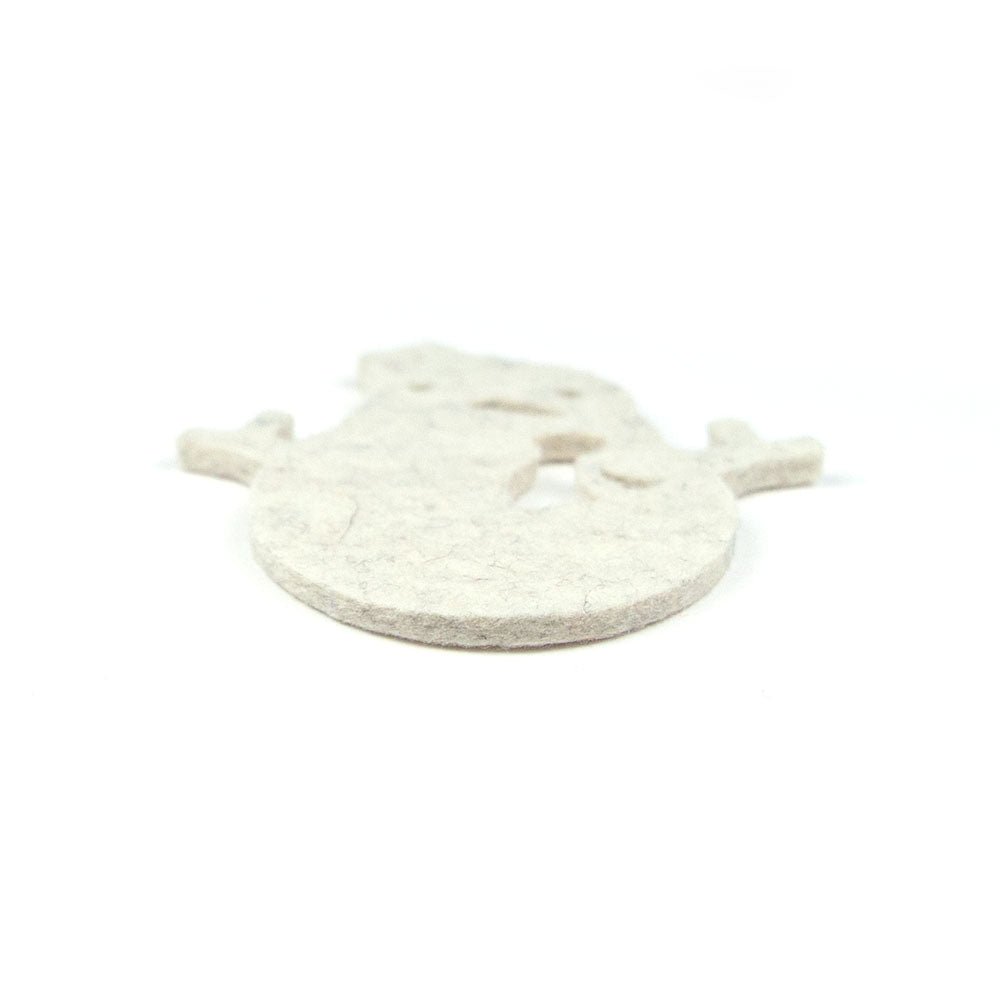 Wool Felt Charm - Snowman