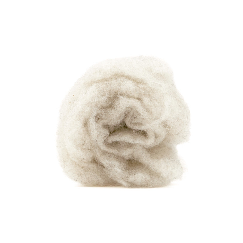 Carded Felting Wool - F-11, 100% Wool