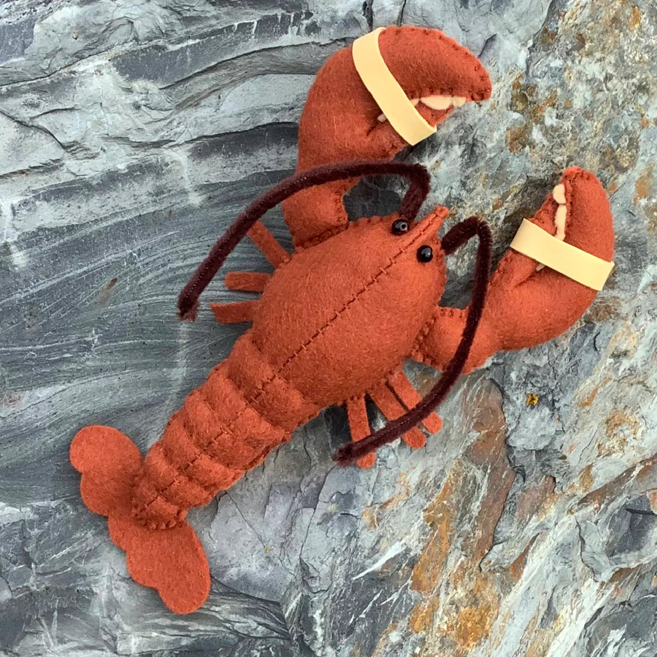 Fresh Catch Lobster Hand Stitching Felt Kit