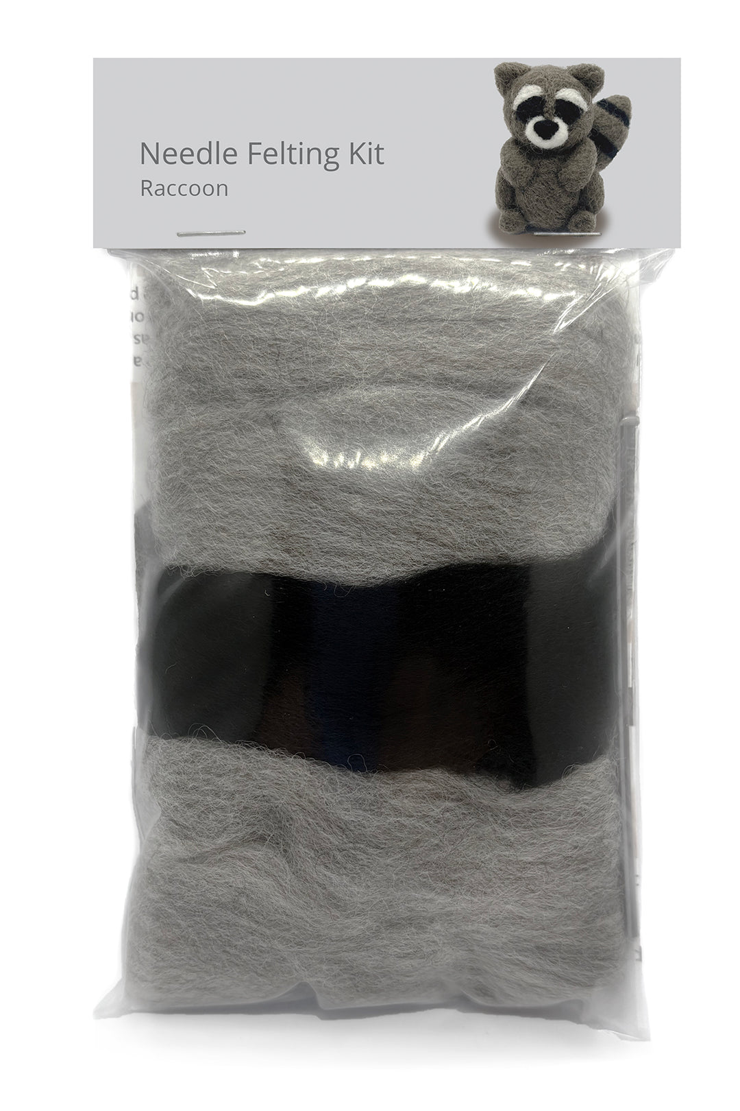 Raccoon Needle Felting Kit
