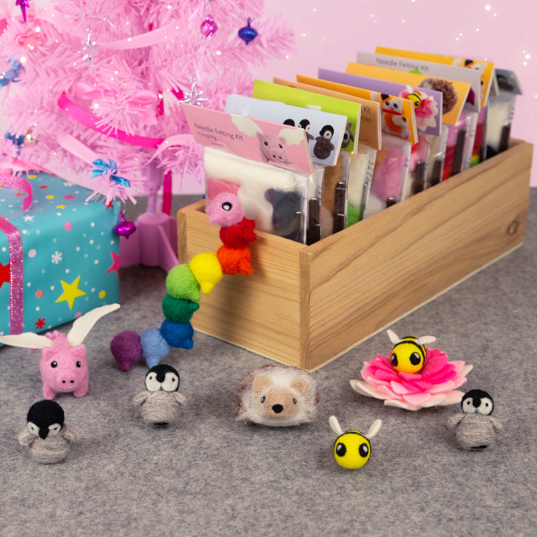 Bees and Flower Needle Felting Kit