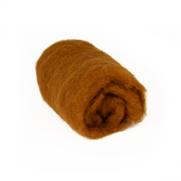 Carbonized Wool - Walnut Brown, 50g