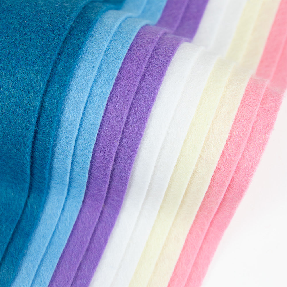 Premium Wool Blend Craft Felt Sheets - Value Packs
