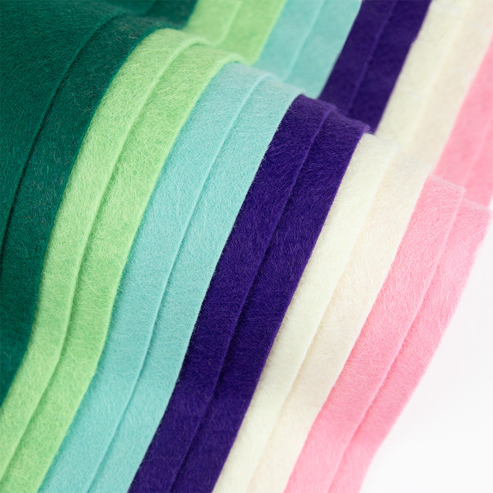 Premium Wool Blend Craft Felt Sheets - Value Packs