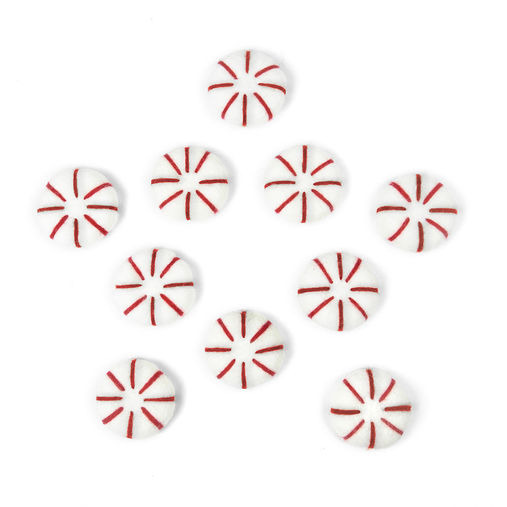 Felt Shapes - Peppermint