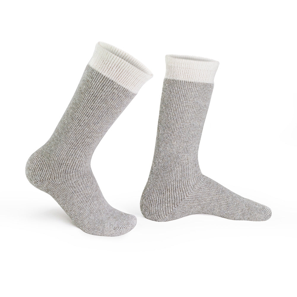 Men's Thermal Wool Socks - Black, Denim, Gray (1261C01), 3 Pack - FINAL SALE