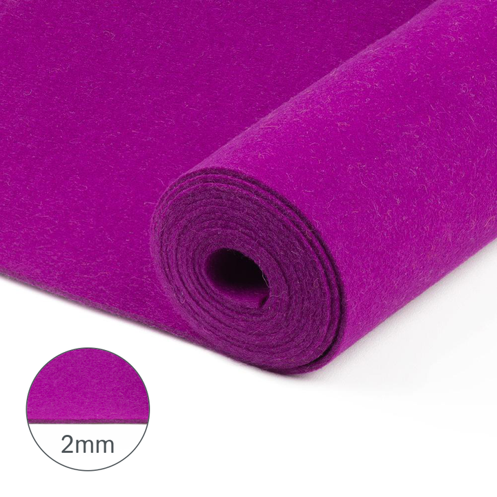 2mm Thick 100% Wool Designer Felt By Foot - Mono Tones - FINAL SALE