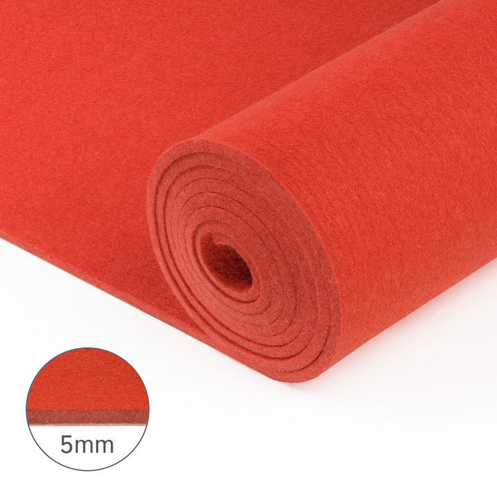 5mm Thick 100% Wool Designer Felt By Foot - Sale Collection