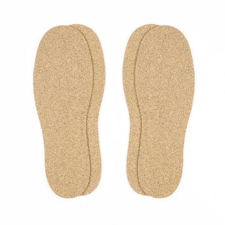 Cork Insoles - 2.5mm Thick, 2 Pair