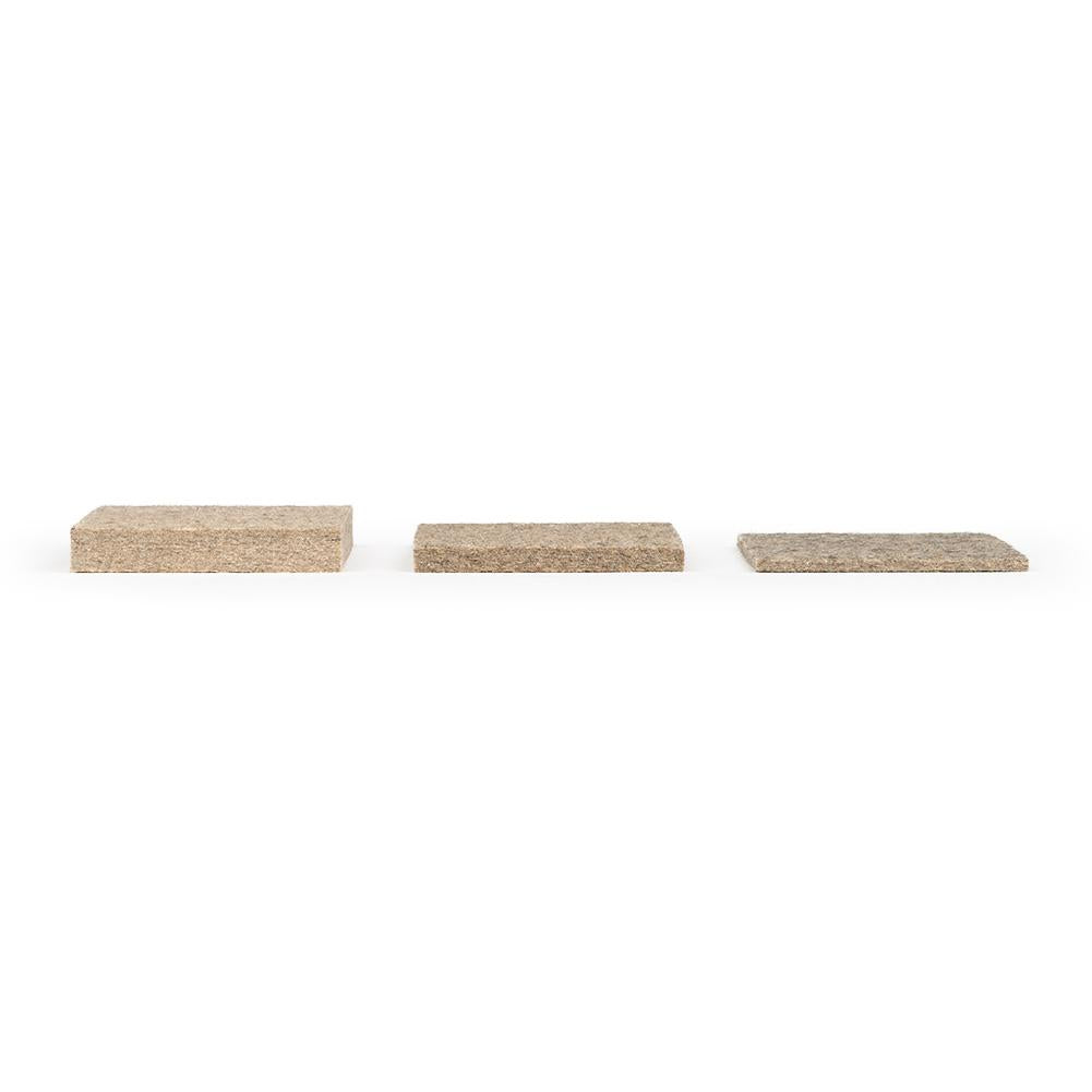 F-3 Industrial Felt Samples - 1/8" 1/4" 1/2" Thick