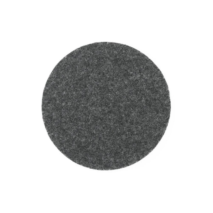 Natural Gray Felt Coasters - 4" Diameter, 4 Pieces