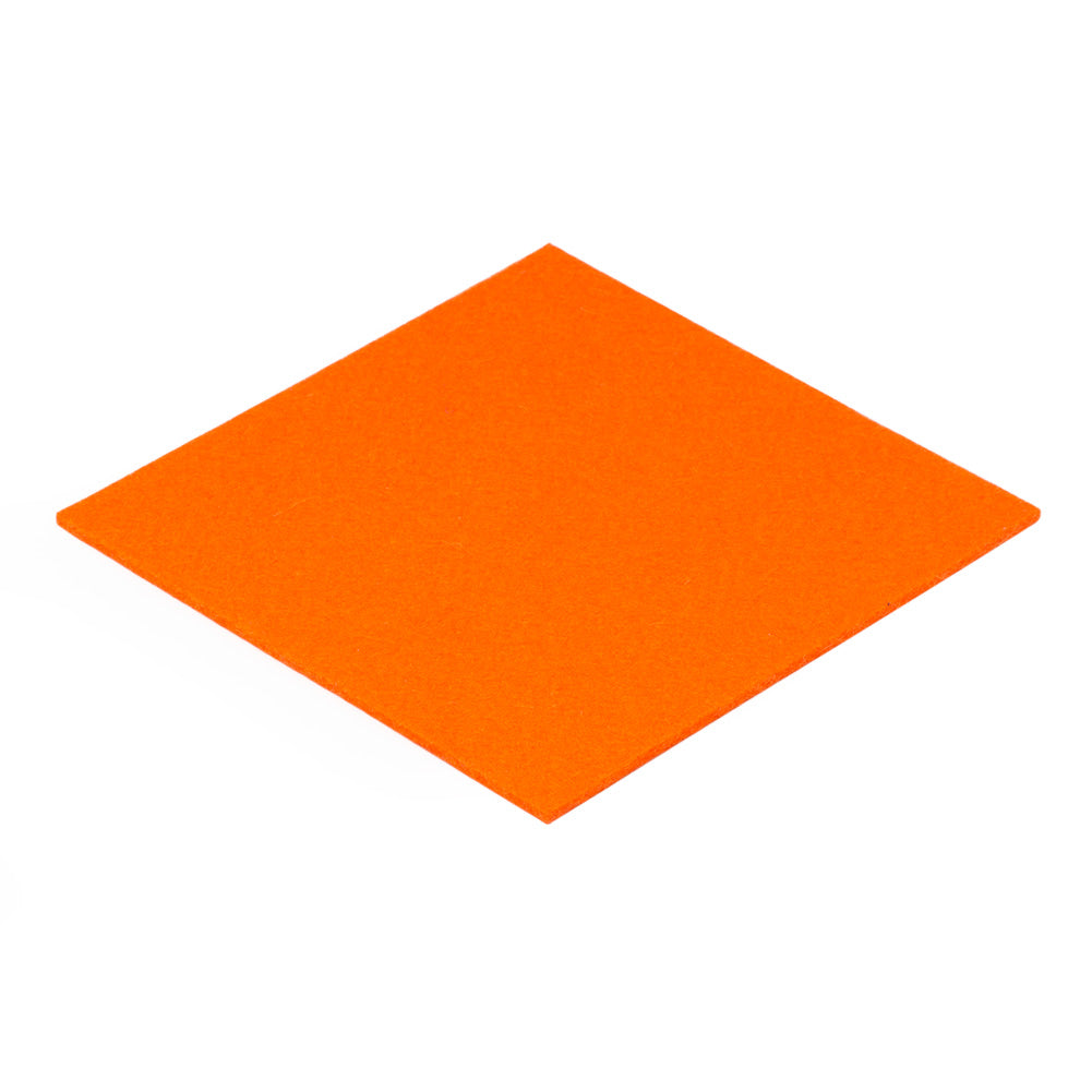 3mm Thick 100% Wool Designer Felt Sheet - 12" Square, Mono Tones