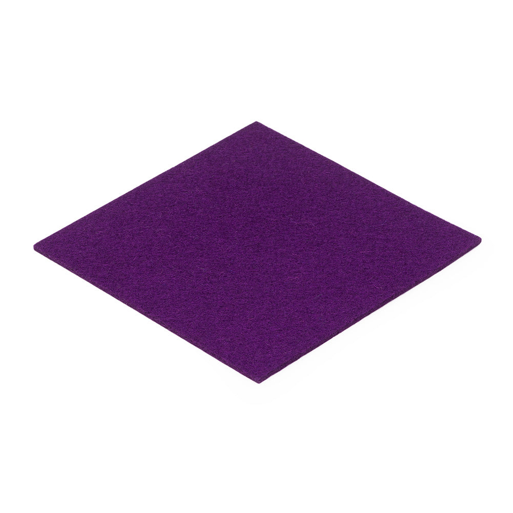 3mm Thick 100% Wool Designer Felt Sheet - 12" Square, Mono Tones