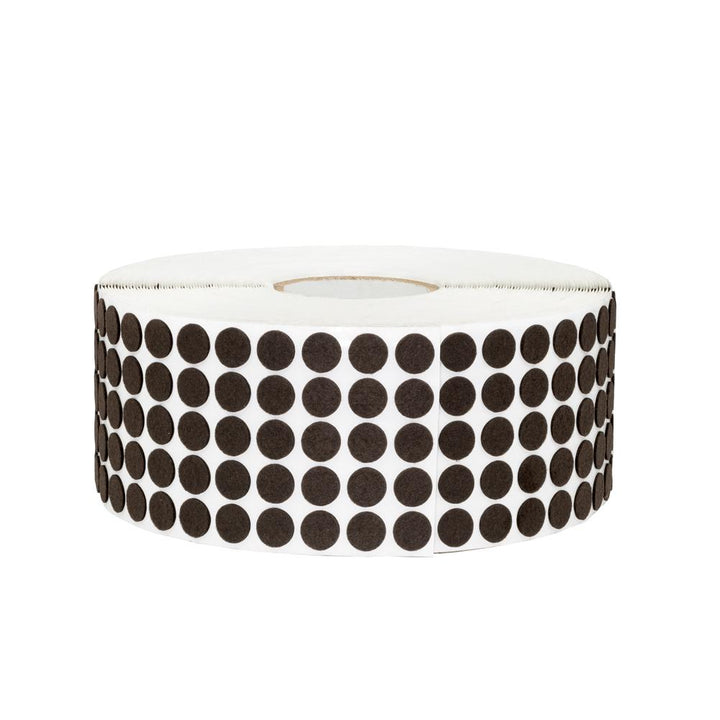 1" Diameter Light Duty Felt Pads By Roll - Brown