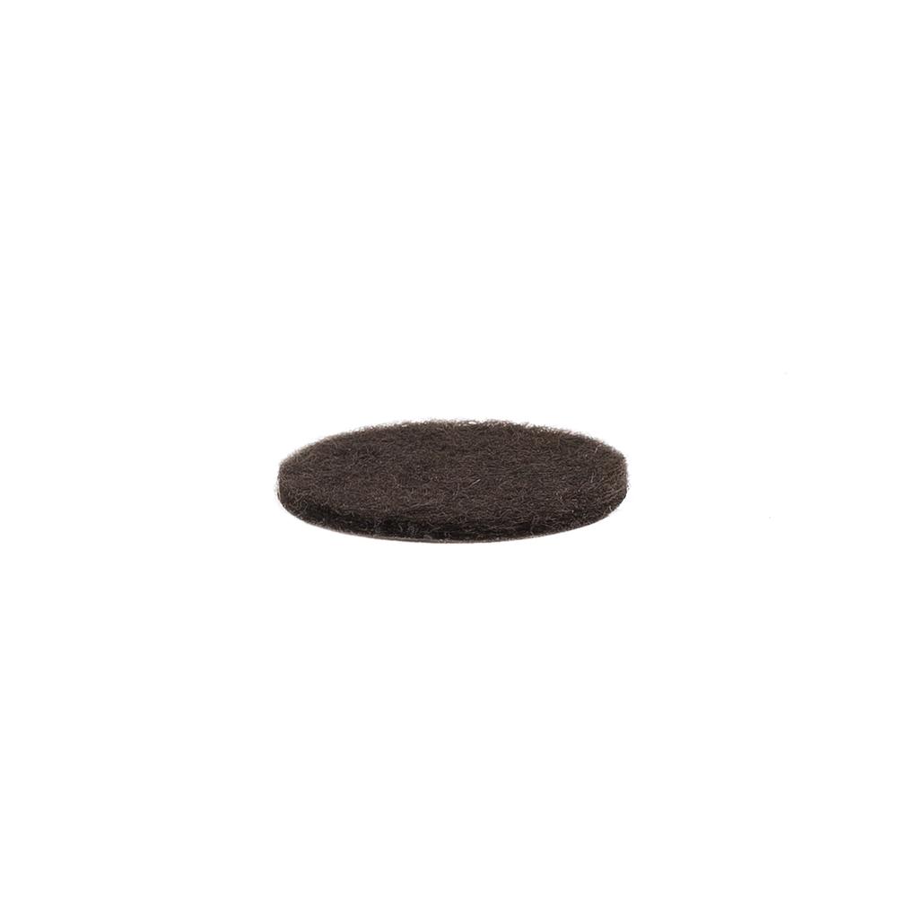 1/4" Diameter Light Duty Felt Pads By Roll - Brown