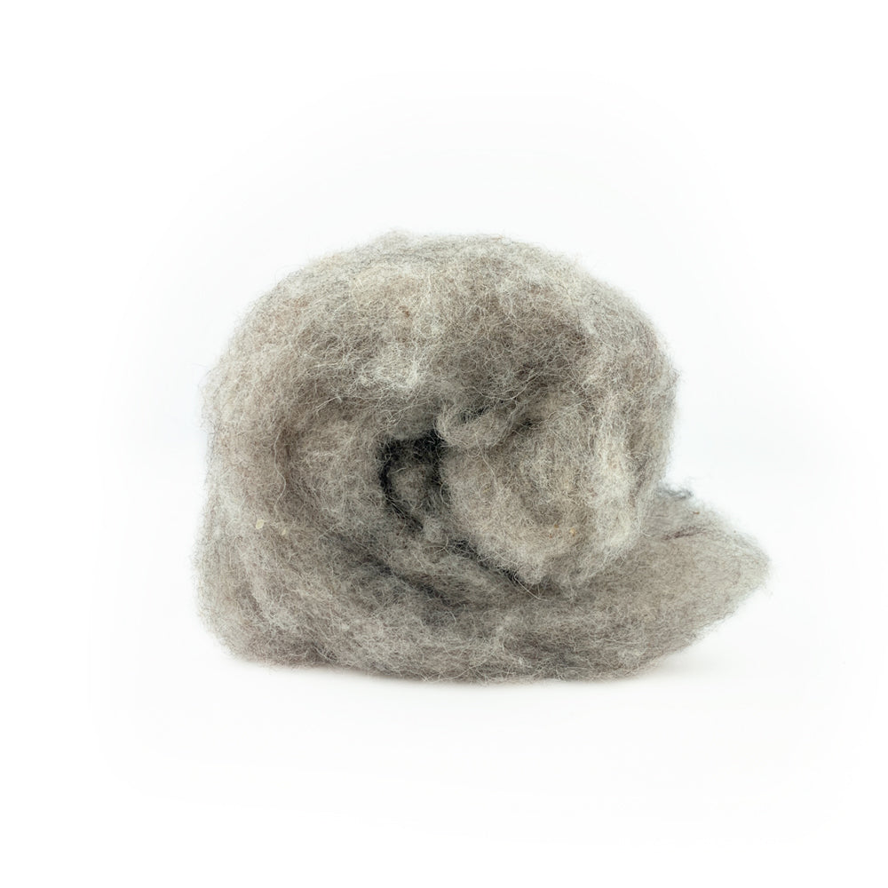 Carded Felting Wool - F-7, Wool and Cast-Off